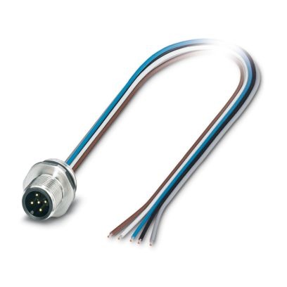SACC-E-M12MS-5CON-M16/0,5 VA - Connettore a innesto per apparecchiatura parete frontale
