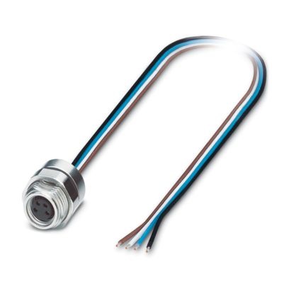 SACC-DSI-M8FS-4CON-M12/1,5 - Connettore a innesto per apparecchiatura parete posteriore