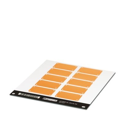 LS-EMSP-AL (50X30) OG CUS - Identificatore di apparecchiature