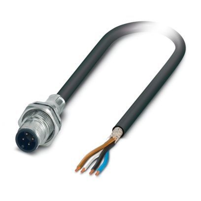SACCBP-MS-4CON-M16/2,0-PUR SCOX - Connettore a innesto per apparecchiatura parete posteriore