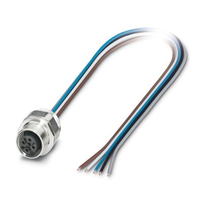 SACC-EC-M12FS-5CON-PG 9/1,5 VA - Connettore a innesto per apparecchiatura parete frontale