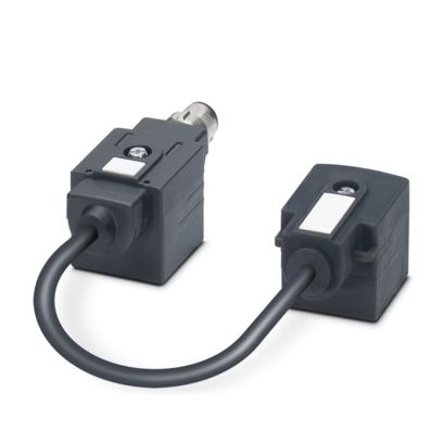SAC-MR/0,2-802/2XA-1L-Z SCO - Adattatore per connettore doppio di valvola