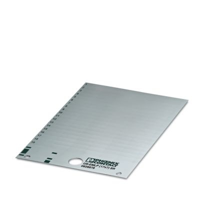 US-EMLP (17X7) SR CUS - Targhetta in plastica