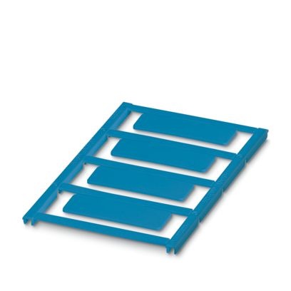 UC-EMLP (49X15) BU CUS - Targhetta in plastica