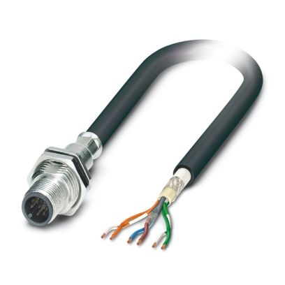 SACCBP-M12MS-6CON-M16/2,0-970X - Connettore a innesto per apparecchiatura parete posteriore