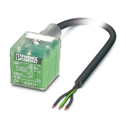 SAC-3P- 3,0-PUR/A-1L-R-ES - Cavo per sensore/attuatore