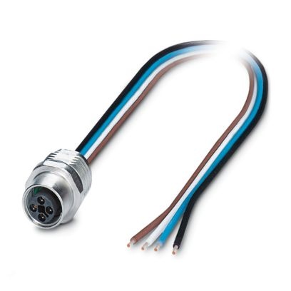 SACC-E-M12FST-4CON-M16/3,0X - Connettore a innesto per apparecchiatura a parete frontale