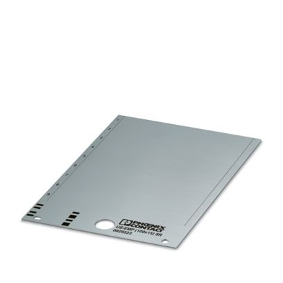 US-EMP (100X15) SR - Targhette di identificazione a innesto