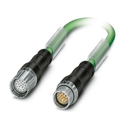 K-17-M23 M9/5,0-E01/M23 F8 - Connettore a innesto in plastica stampata su entrambi i lati
