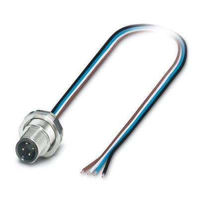 SACC-DSI-M12MS-4CON-PG9/0,5 VA - Connettore a innesto per apparecchiatura parete posteriore
