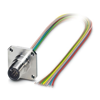 SACC-E-M12MS-8CON-SQ26/0,5 - Connettore tipo flush
