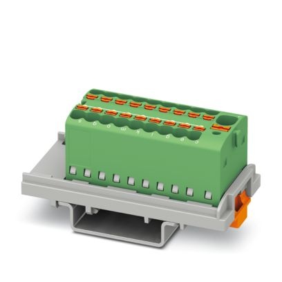 PTFIX 4/18X1,5-NS35 GN - Blocco di distribuzione