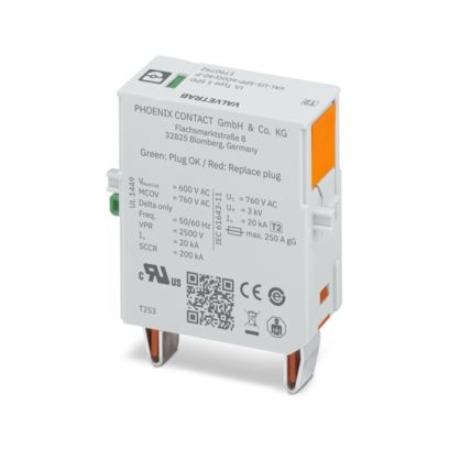 VAL-US-SPP-600D/40-P - Spina per protezione da sovratensioni tipo 2