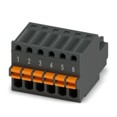 FK-MC 0,5/ 6-ST-2,5 BKBDWH:1-6 - Connettore per circuito stampato