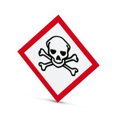 PML-GHS106 (13X13) - Targa per sostanze pericolose