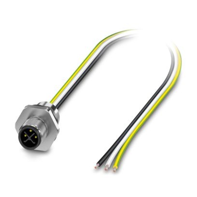 SACC-E-M12MSS-2PE-M16XL/2,0-US - Connettore a innesto per apparecchiatura parete frontale