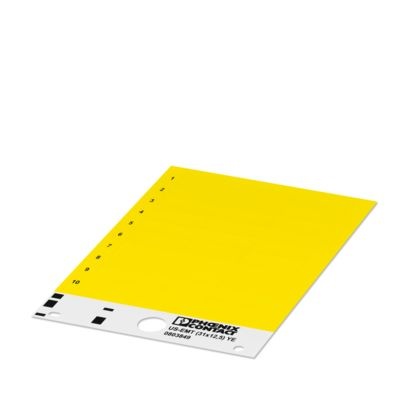 US-EMT (31X12,5) YE - Targhetta a innesto