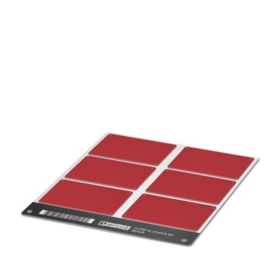LS-EMSP-AL (75,6X54) RD - Identificatore di apparecchiature