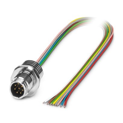 SACC-E-MS-8CON-M16/0,5 PP - Connettore a innesto per apparecchiatura a parete frontale