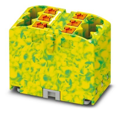PTFIX 6X2,5 GNYE - Blocco di distribuzione