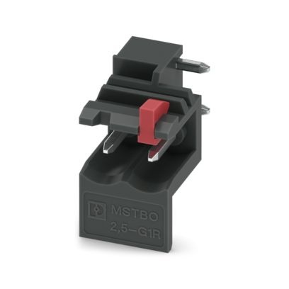 MSTBO 2,5/ 2-G1R BK CR:2 - Connettore fisso per circuiti stampati