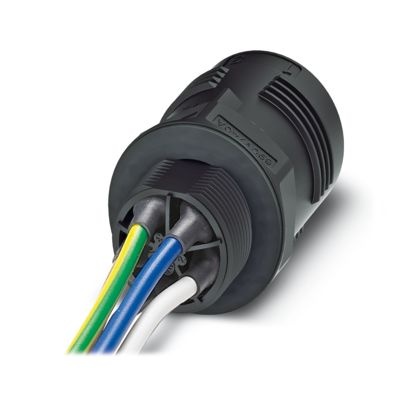 QPD W 4PE6,0 M25 0,5 BK - Passaggio a parete