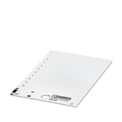 US-EMLP (27X12,5) CUS - Targhetta in plastica