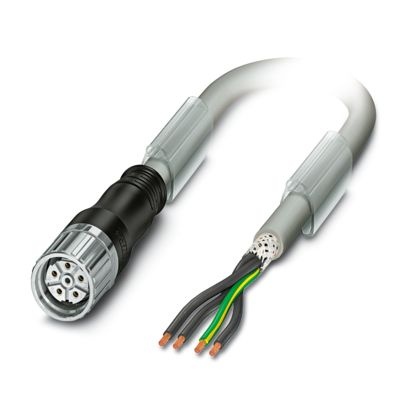 K-4E - OE/2,0-A01/M23 F8 - Connettore per cavo in plastica stampata su entrambi i lati
