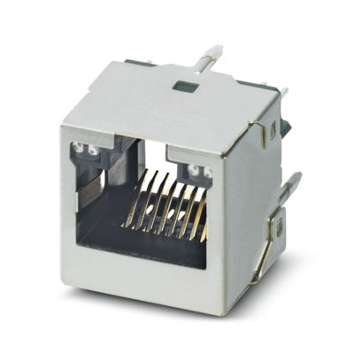 CUC-IND-J1ST-S/R4LS-LED - Connettori modulari RJ45 per circuito stampato