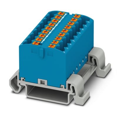 PTFIX 18X2,5-NS35 BU-EX - Blocco di distribuzione