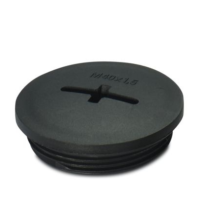 A-INSP-M40-65N-P-BK - Tappo filettato