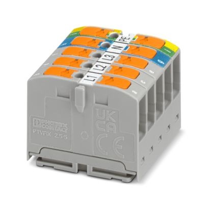 PTVFIX 2,5-3L/N/GNYE - Morsetto di collegamento