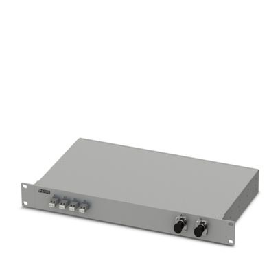 FOC-FR19:1U-2OS4S-LCD4-OM1 - Cornice da incasso da 19''