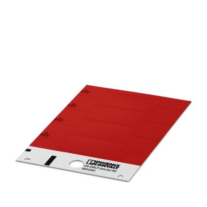 US-EMLP (60X30) RD - Targhetta in plastica