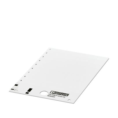 US-EMLP (8,8X15) - Targhetta in plastica