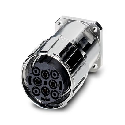 SM-5ES1N8AY000 - Connettore a innesto a parete frontale con dado zigrinato