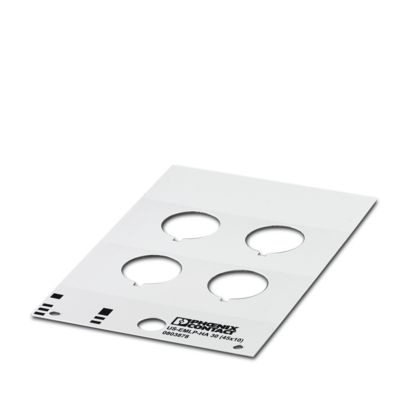 US-EMLP-HA 30 (45X10) - Targhetta in plastica