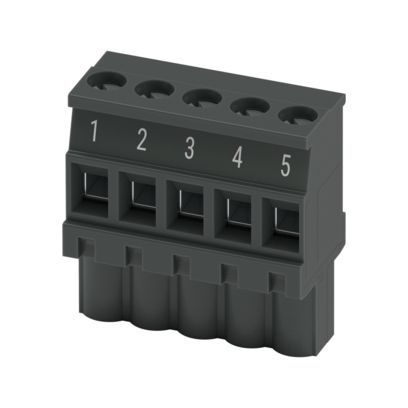 MVSTBW 2,5/ 5-ST-5,08BK BD:1-5 - Connettore per circuito stampato