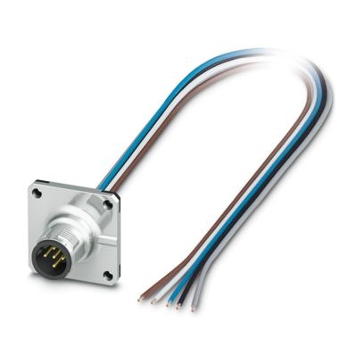 SACC-SQ-M12MSB-5CON-25F/0,5 - Connettore a innesto per apparecchiatura a parete frontale