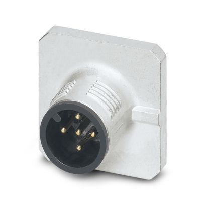 SACC-SQ-M12MS-4CON-25F0,5-0,14X - Connettore a innesto per apparecchiatura a parete frontale