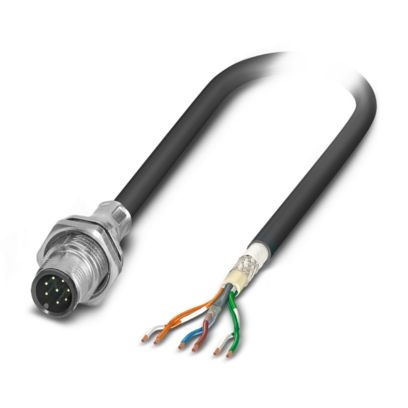 SACCBP-M12MS-6CON-M16/5,0-970 - Connettore a innesto per apparecchiatura parete posteriore