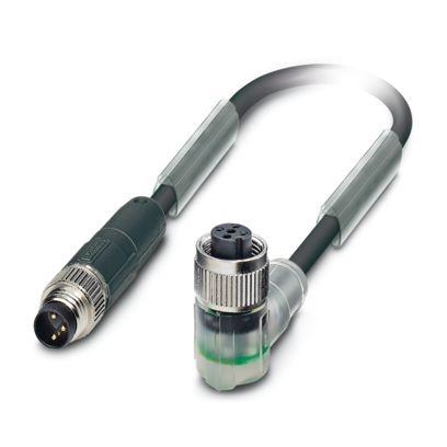 SAC-3P-M 8MS-M12FR-2L BK/ - Cavo per sensore/attuatore