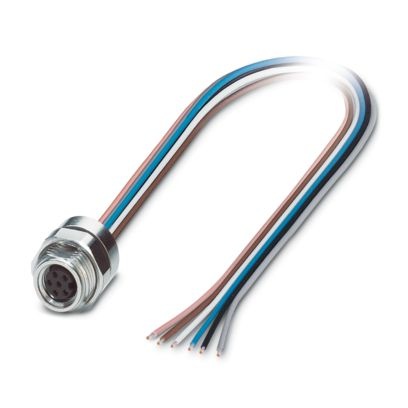 SACC-DSI-M 8FS-6CON-M12/0,5 - Connettore a innesto per apparecchiatura parete posteriore