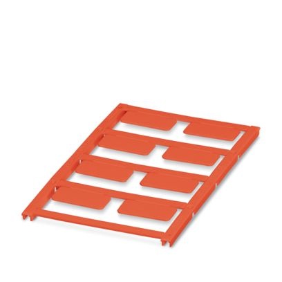 UC-EMLP (27X12,5) RD - Targhetta in plastica