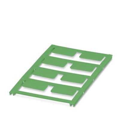 UC-EMLP (27X12,5) GN CUS - Targhetta in plastica