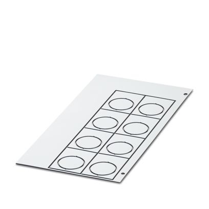 EMLP 24 (30X12) - Targhetta in plastica perforata