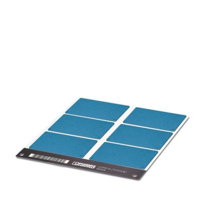 LS-EMSP-AL (75,6X54) BU CUS - Identificatore di apparecchiature