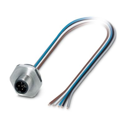 SACC-E-M12MSB-5CON-M20/0,5 - Connettore a innesto per apparecchiatura a parete frontale