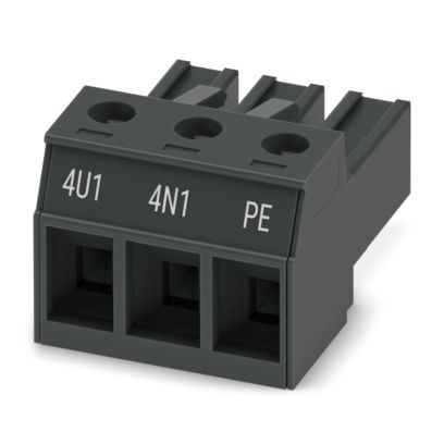 PC 4/ 3-ST-7,62 BK BD:4U1-PE - Connettore per circuito stampato