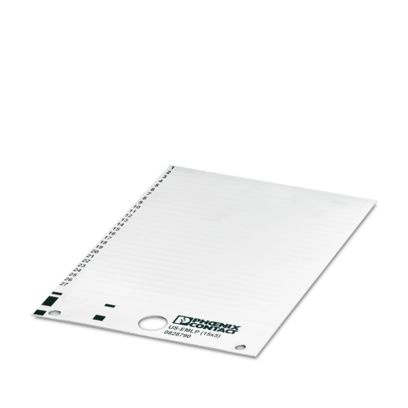 US-EMLP (15X5) - Targhetta in plastica